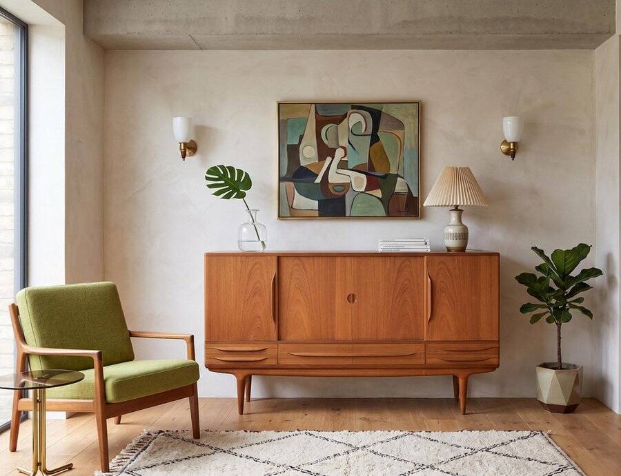 UM14 Sideboard attributed to Johannes Andersen for Uldum Møbelfabrik, Denmark, 1960s