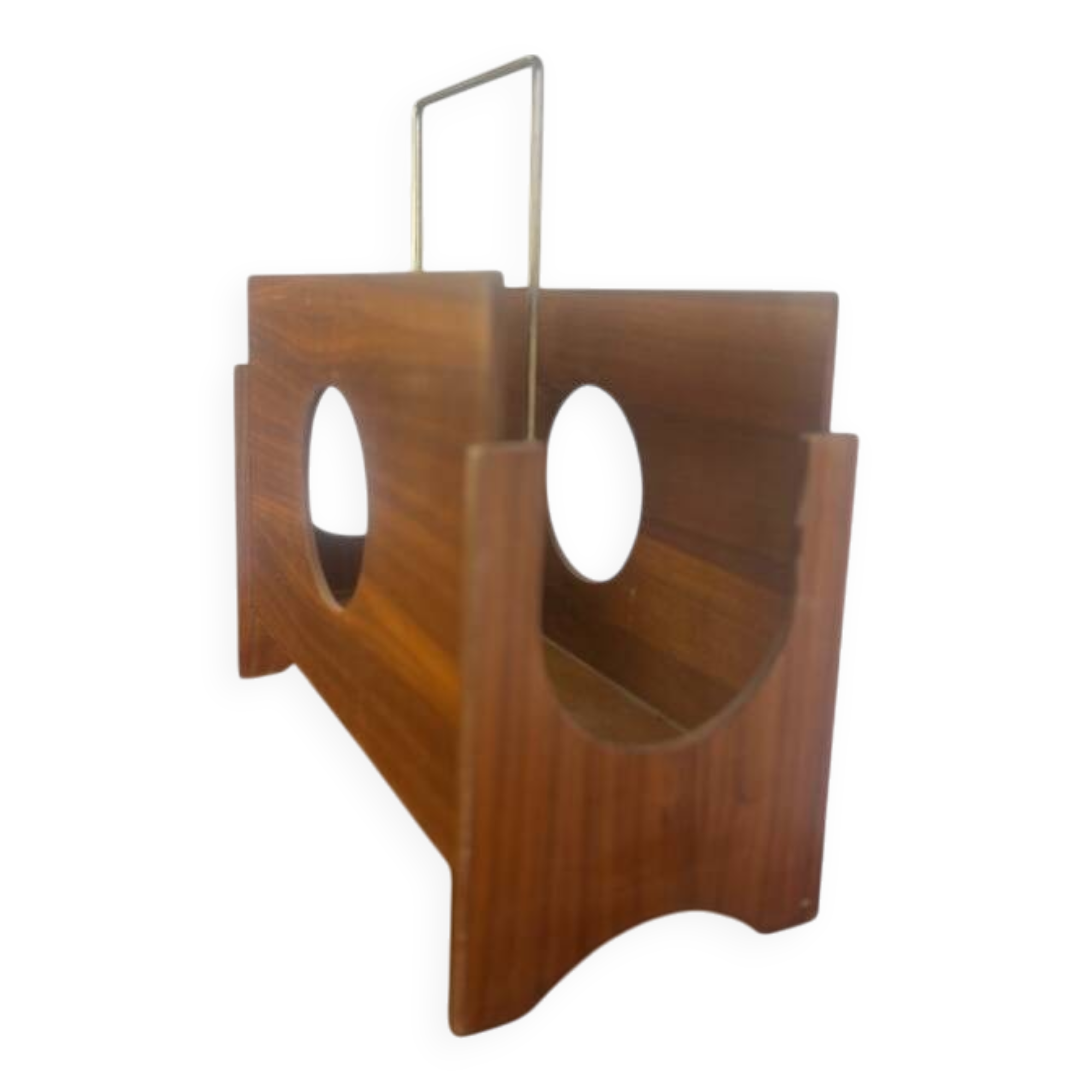 Porte-revues/porte-revues vintage en bois