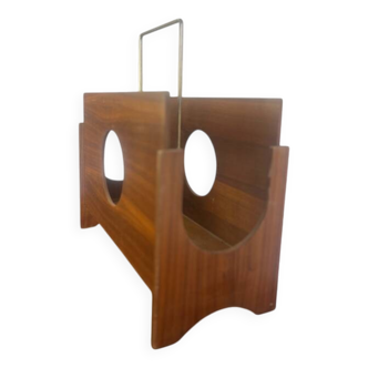 Vintage wooden magazine rack/magazine rack