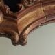 Mirror baroque style in carved walnut – late 19th