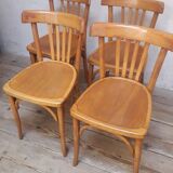 Série de 4 chaises bistrot Luterma