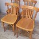 Series of 4 Luterma bistro chairs