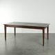 Antique French oak dining table from the early 19th century