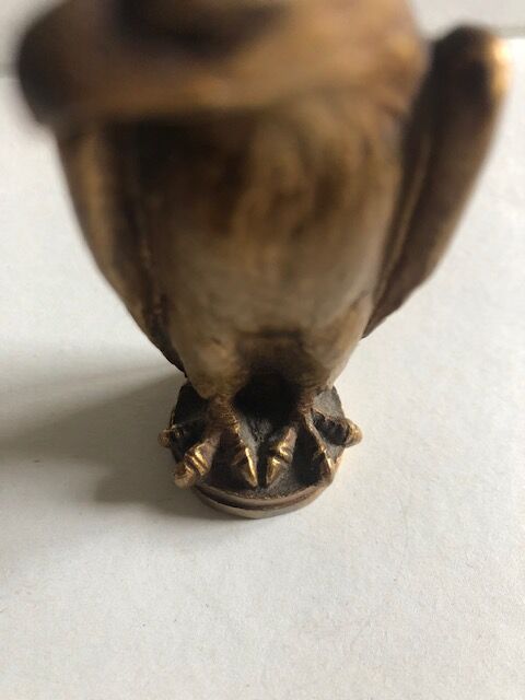 Napoleonic eagle sculpture in gilded bronze