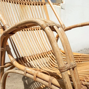 Fauteuil en rotin années 60