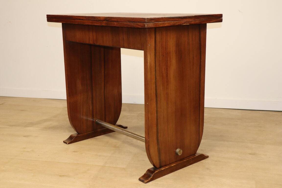 Art Deco "Portefeuille" table in rosewood - 1950