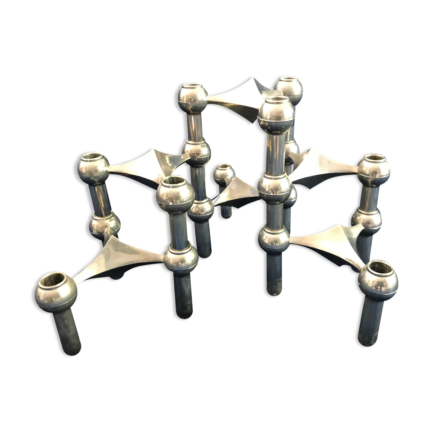 Modular candle holders by Nagel & Stoffi