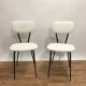 pair of reupholstered chairs loop
