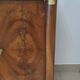 Empire-style bedside table in walnut
