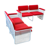 Pair of metal sofas Talin design
