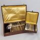 Cutlery set 37 pieces silver metal Art Deco