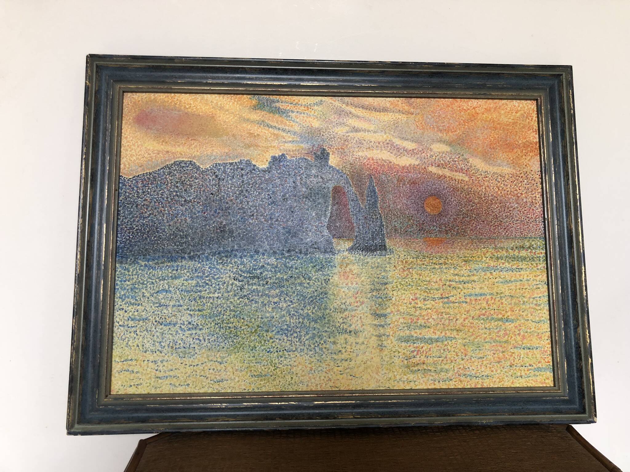 Etretat landscape painting