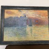 Etretat landscape painting