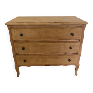 Commode en bois brut