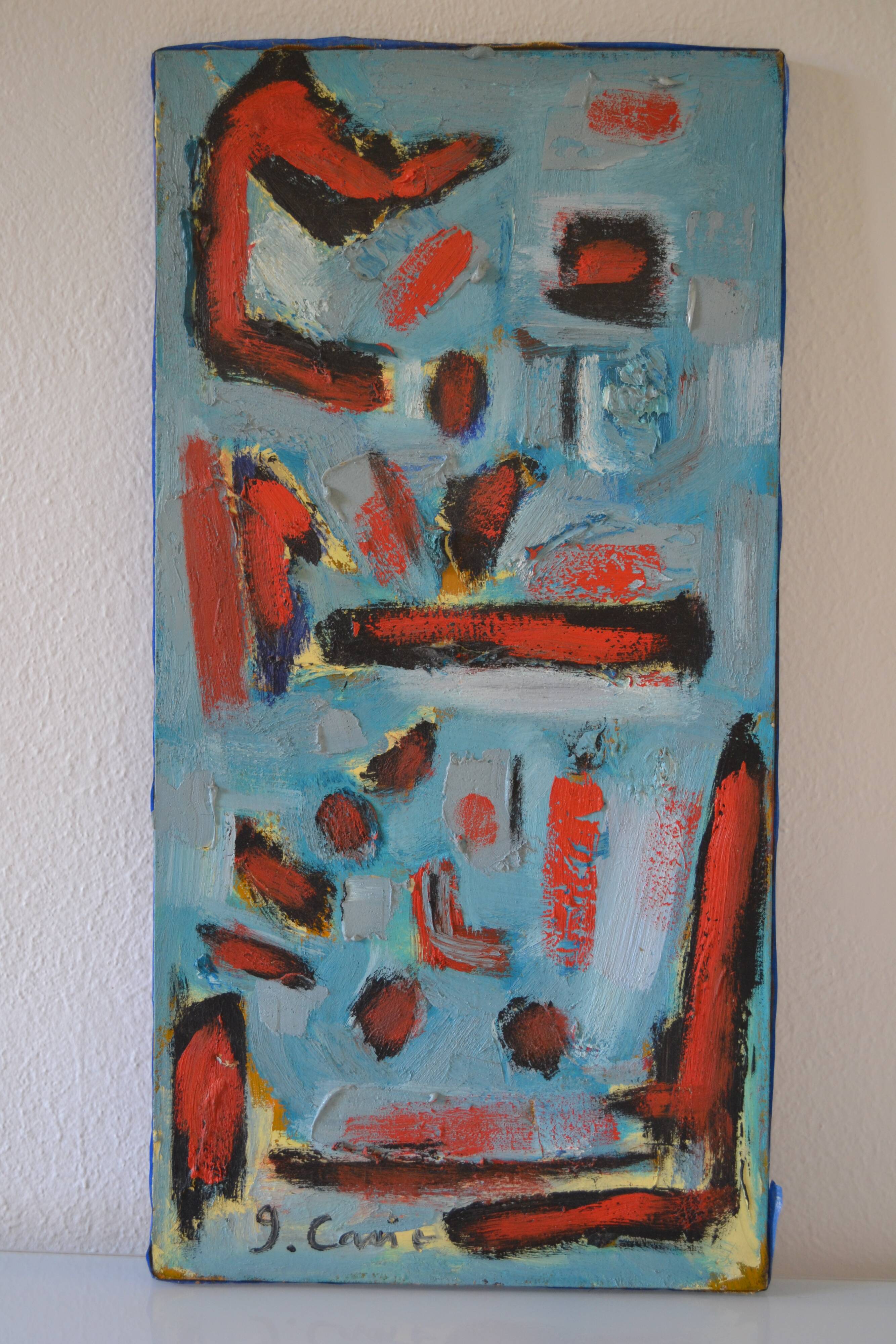 HST abstract painting mid-20th century CoBrA art brut