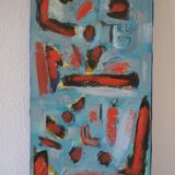 HST abstract painting mid-20th century CoBrA art brut