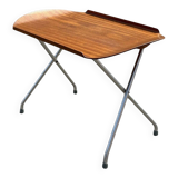 Alminette folding table with teak top, Norway, 1960s