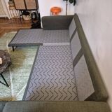 BoConcept Carlton model corner sofa in green Lazio fabric