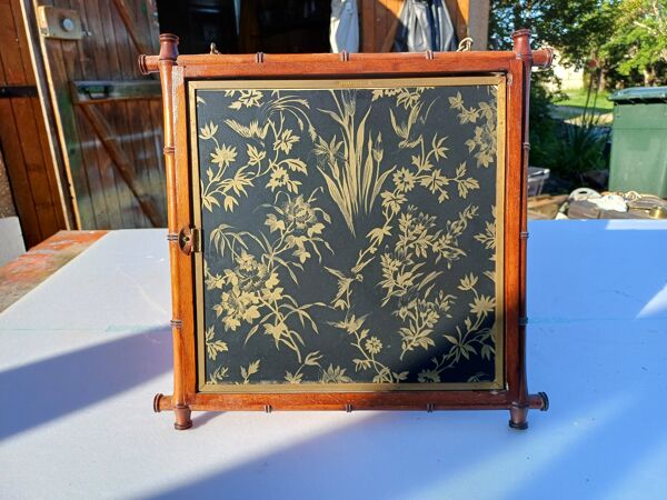 Miroir Triptyque 1876 : L.B