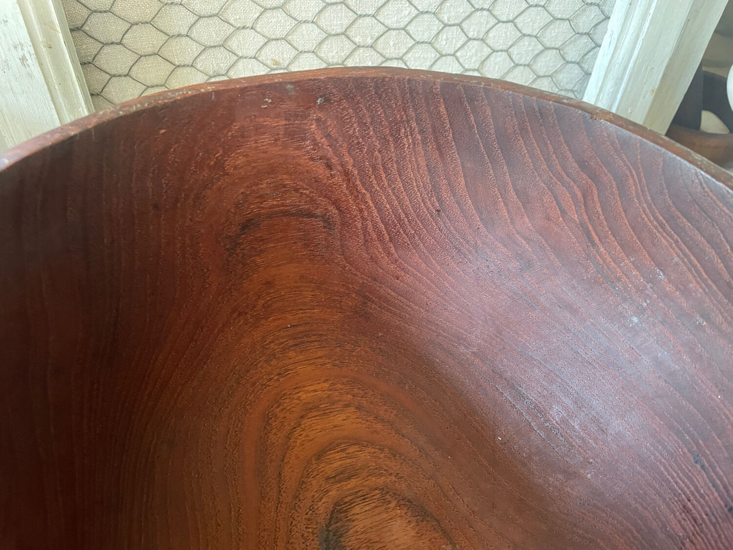 Vintage teak bowl 3l.