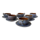 6 tasse en grès Lempereur