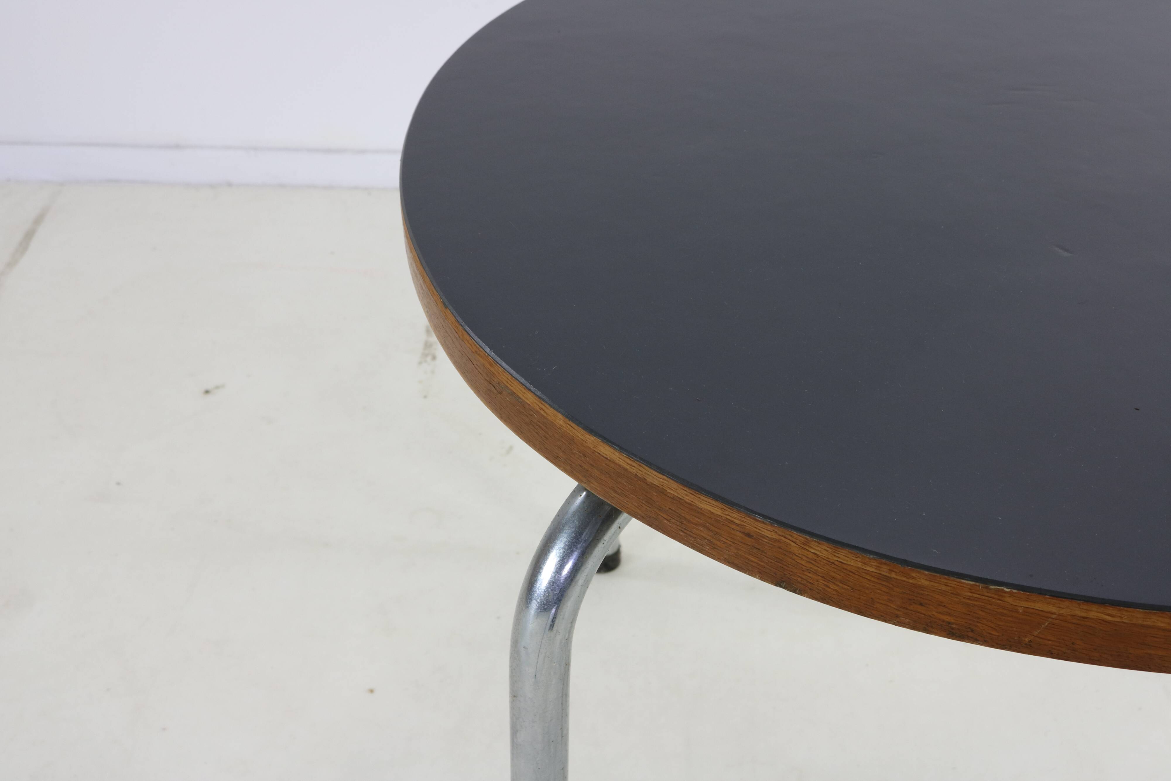 Sixties tubular chrome coffee side table