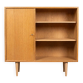 Commode vintage, étagère, buffet, chêne, milieu du siècle années 1960
