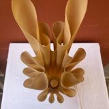 Draped plastic lamp