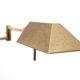 Holtkotter brass swing arm floor lamp, 1970s, germany