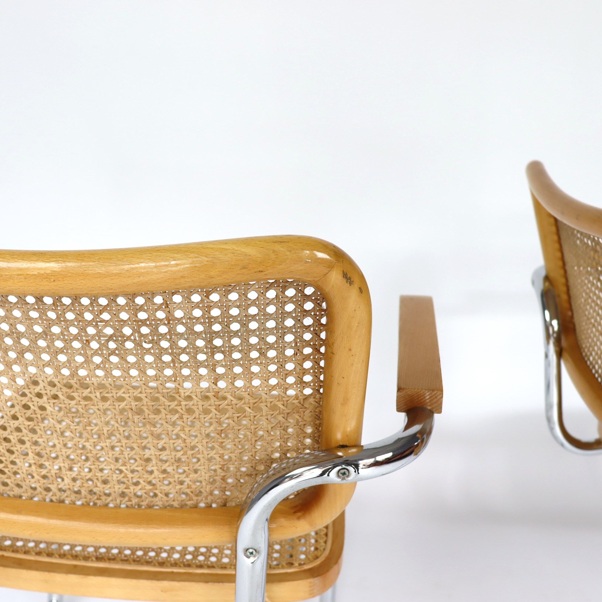 Pair of chairs B64 Marcel Breuer
