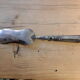 Filled silver pie shovel