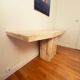 Italian Console Table, Travertine, Mid-Century Modern, 1970s Design