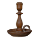 Wooden candlestick