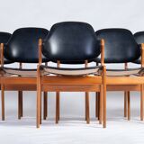 Teak Dining Chairs by Ejvind A. Johansson for Gern Møbelfabrik, Denmark, 1960s, Set of 6
