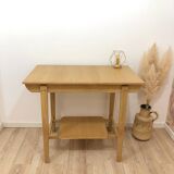 Drafting desk, from the 60s/70s, in solid oak