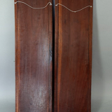 Pair old wood panels & mother-of-pearl Vietnam, Indochina around 1900 60x17 cm SB