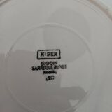 2 old dishes Digoin and Sarreguemines