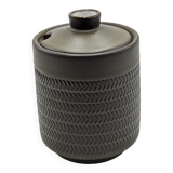 Denby chevron jam jar