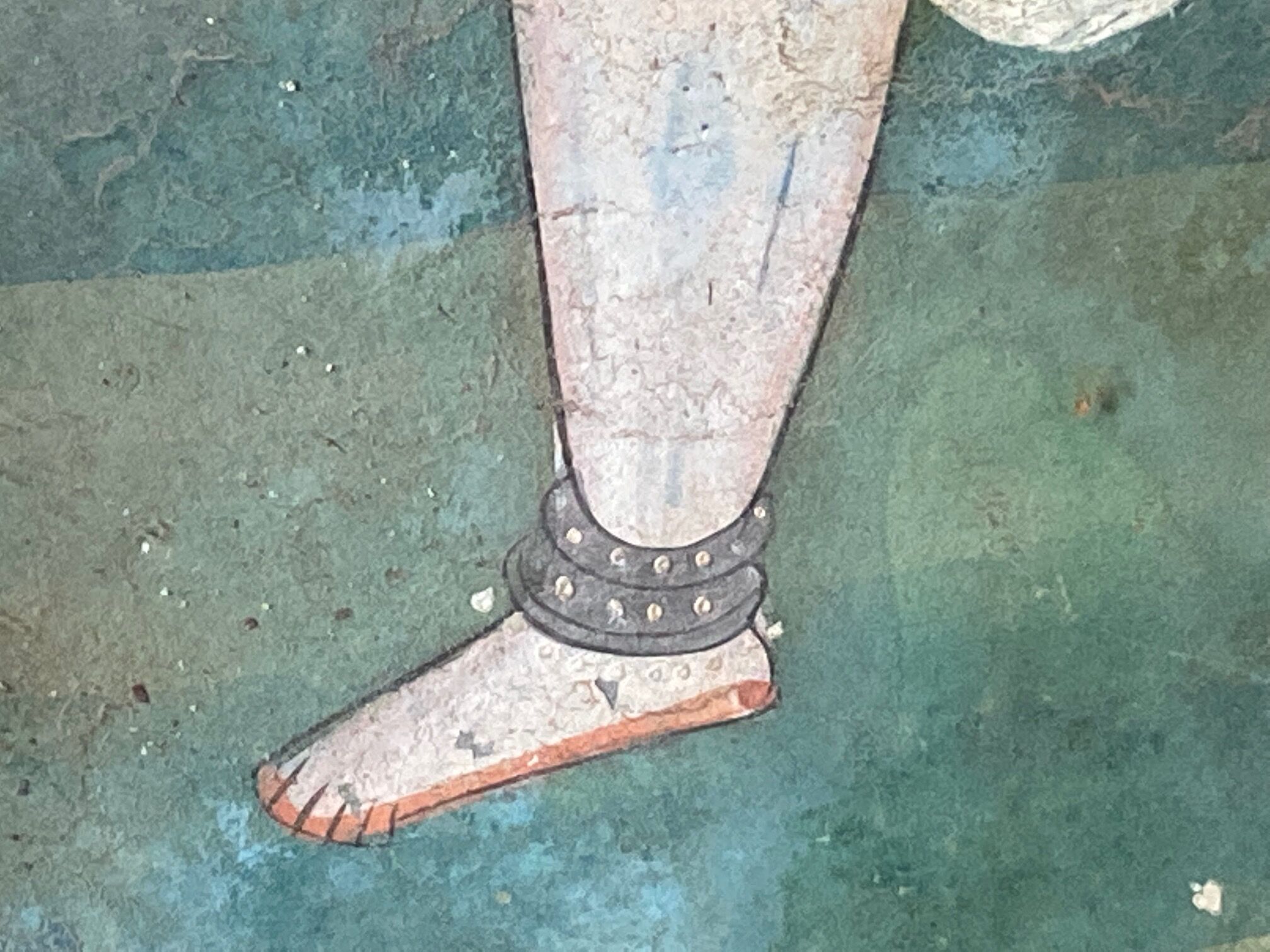 Indian miniature depicting an avatar of Anupam the monkey god