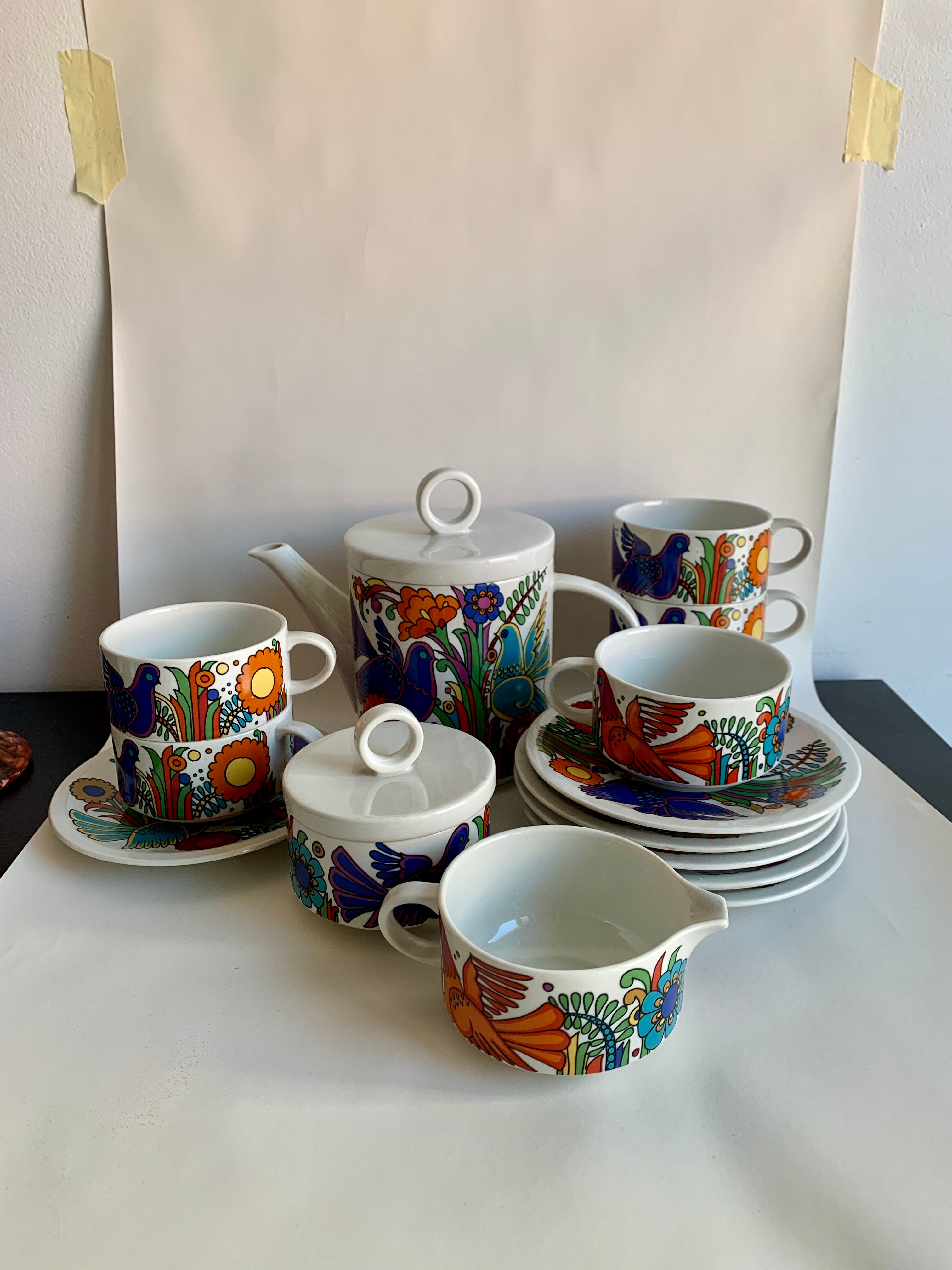 Coffee Service Acapulco, Villeroy & Bosch, 1970s