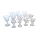 Lot de 12 verres anciens