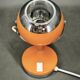 Goffredo Reggiani Orange Eyeball Space Age Table Lamp, Italy, 1970s