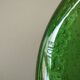 Duo de bougeoirs en verre bullé vert – Verrerie de Biot