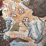 Large Japanese Satsuma vase 46cm