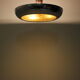 Bauhaus ufo pendant by josef hurka for napako, 1940's