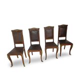 Italian art deco dining chairs 1920s