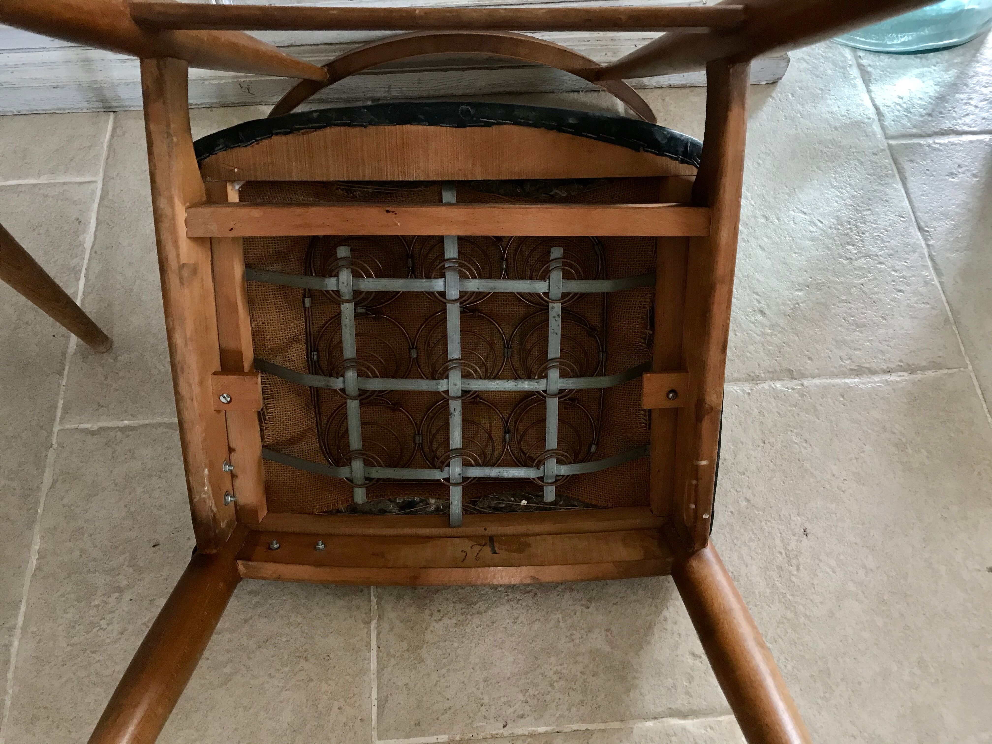 Pair of vintage Scandinavian chairs