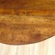 Antique walnut console table with honey spoon legs.