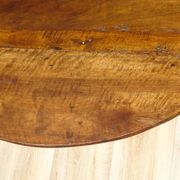 Ancienne table console en noyer, pieds en cuillère de miel