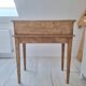 Solid wood tiered desk in a country style